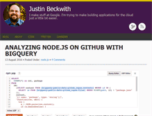Tablet Screenshot of jbeckwith.com